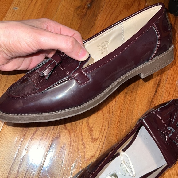 dark red burgundy mocassins - Picture 7 of 9